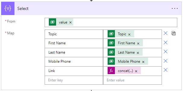 add the URL from the Lead record