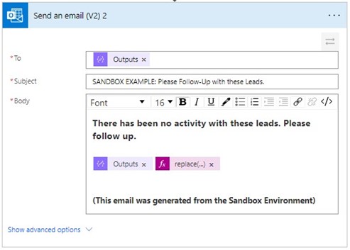 add the expression to "Create HTML table"