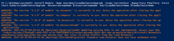 begin the migration process