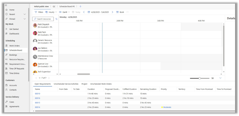 choosing Dynamics 365 field service CE module