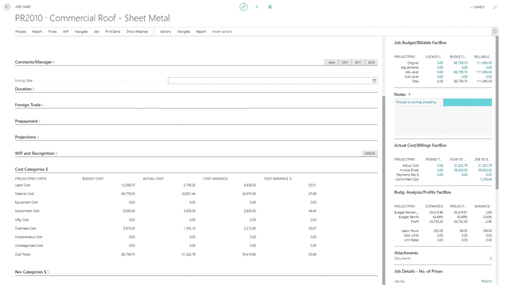 JOB CARD FOR CONSTRUCTION